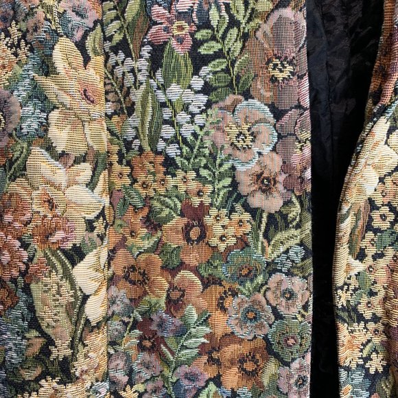 Vintage Heirloom Ashley Scott Floral Tapestry Style Jacket - Picture 6 of 12